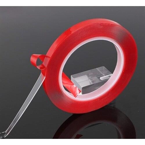 Double-sided Length 3M Width 6/8/10/12/15/20MM Strong Clear Transparent Acrylic Foam Adhesive Tape