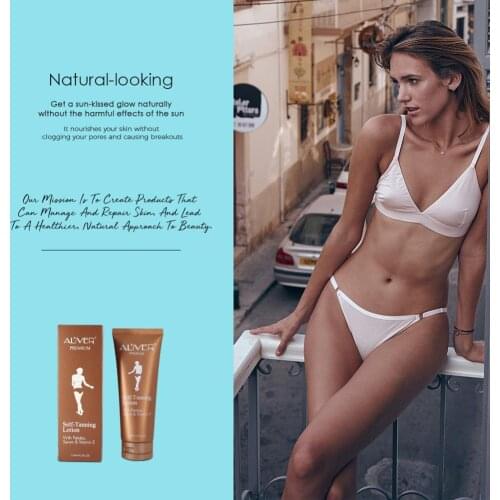 125ML Sunless Self Tanning Cream Self Tanner Body Black Bronze Tanning Lotion Skin Care Tanning Cream Tanner For Daily Skin Care