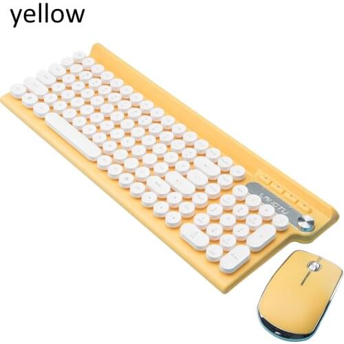 LT500 Rechargeable 2.4G Wireless Mouse Keyboard Set Gaming Keyboard & Mouse For Desktop Laptop Simple Keyboard