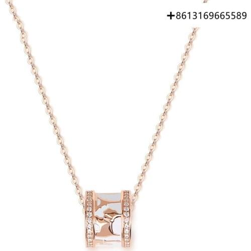 Fashion boutique S925 silver around the world series versatile landmark dog necklace gift for women
