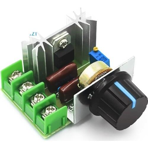 2000W SCR high-power electronic voltage regulator, dimming, speed adjustment, temperature adjustment