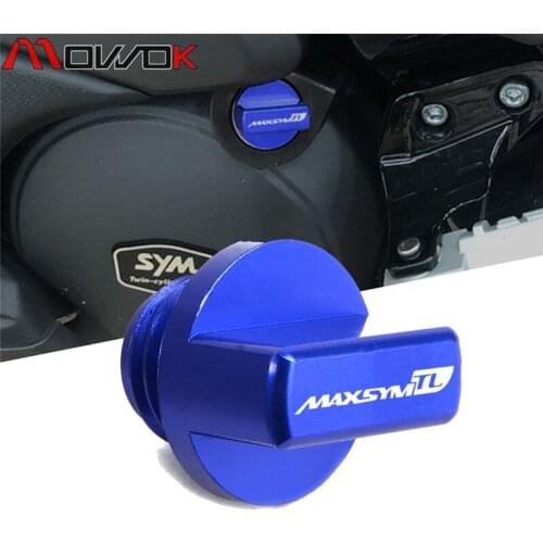 2020 New Motorcycle Engine Oil Drain Plug Sump Nut Cup Oil Fill Cap Cover For SYM MAXSYM TL 500 Maxsym TL500 2020