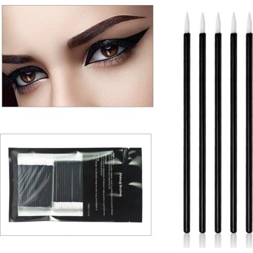 150pcs Makeup Disposable Eyebrow Lip Brush Eyebrow Comb Spoolie Brush Eyebliner Makeup Brushes Beauty Essentials Blending Eye