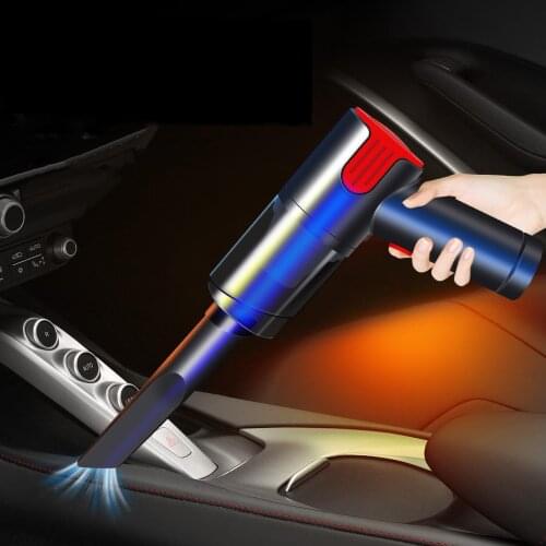 Portable Vacuum Cleaner Mini Handheld Dust Collector 9000Pa Dry and Wet Dust Catcher Cordless Electric Dust Cleaner for Home Car