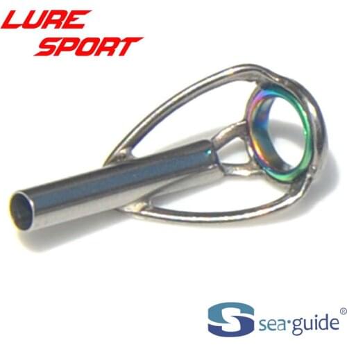 Titanium Frame Rainbow ring 2pcs TiXLRST Top Guide Rod Building Component Pole Repair DIY Accessory Seaguide