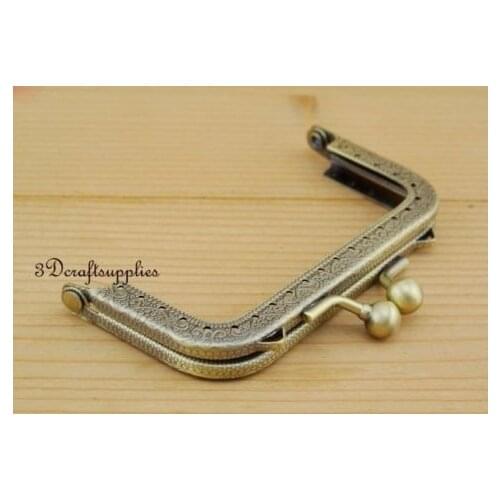 Bag purse frame purse clasp clasp metal frame sewing Anti bronze 8.5 cm K11