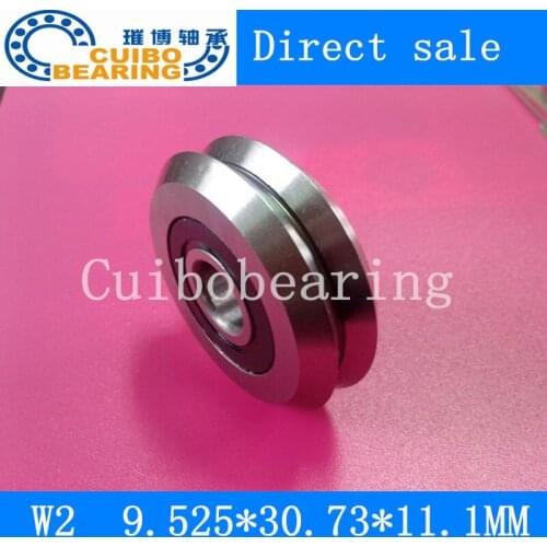 RM2-2RS 3/8'' 9.525*30.73*11.1mm V Groove Sealed Ball vgroove Bearing W2