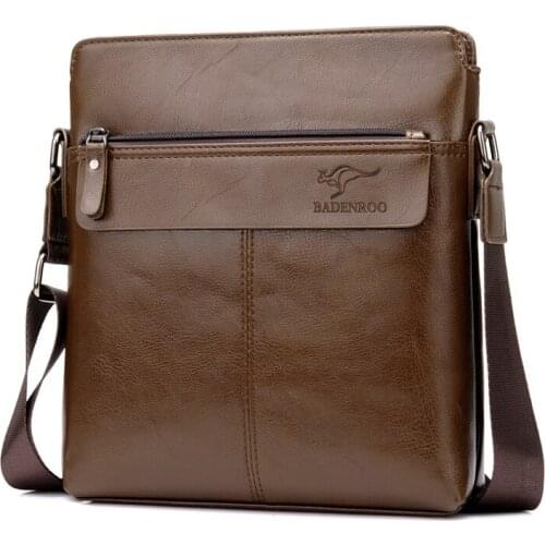 New Kangaroo Mens Crossbody Bag Male Business Handbag Totes Briefcase Men Leisure Shoulder Laptop Messenger Bags