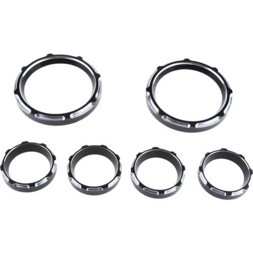 Heavy Duty Instrument Board Gauge Bezel Kit For Electra Glide