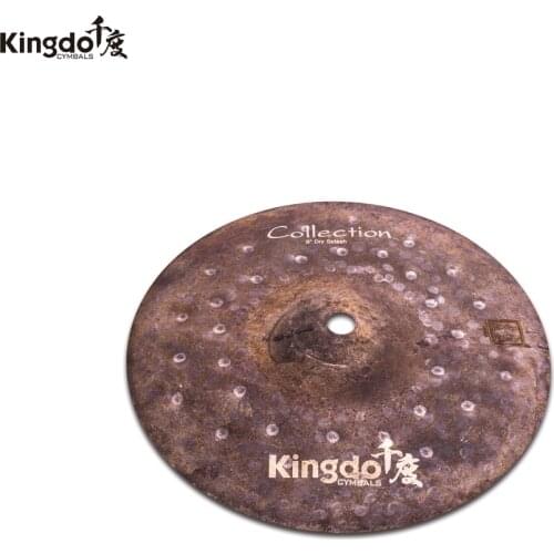 Kingdo 100% handmade B20 Collection Dry series 8" splash cymbal for drum set cymbals set