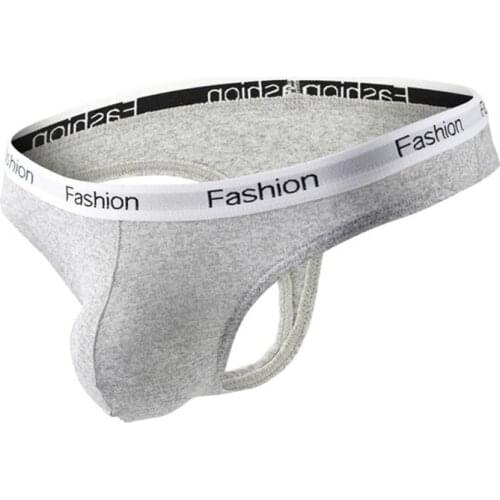 Fashion Large Size Mens G-string Underwear Mens Sexy Breathable Underpants Modal Comfortable Men Thong Tanga Cueca Male Panties
