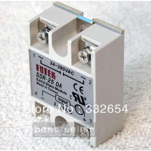 Solid State Relay SSR-25DA 25A 250V 3-32VDC