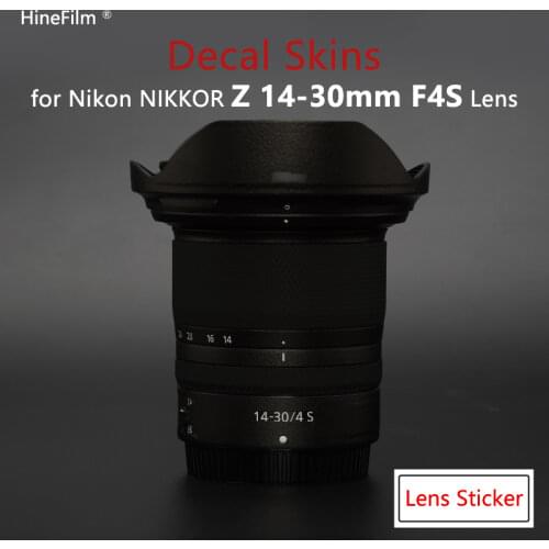 Lens Protective Cover Skin for NIKON Z 14-30mm f/4 S Lens Decal Protector Anti-scratch Cover Film 3M Vinyl