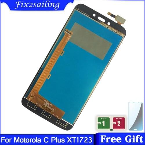 LCD Display For Motorola Moto C Plus XT1721 XT1722 XT1723 XT1724 LCD Display Touch Screen Sensor Glass Assembly Free Shipping
