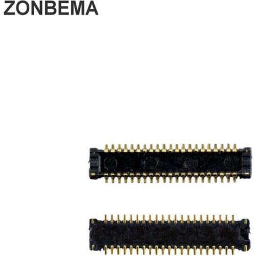 ZONBEMA 50pcs/lot Original New LCD Display Screen FPC Connector Port Plug on On Logic Board Mainboard for iPhone 5 5C 5S