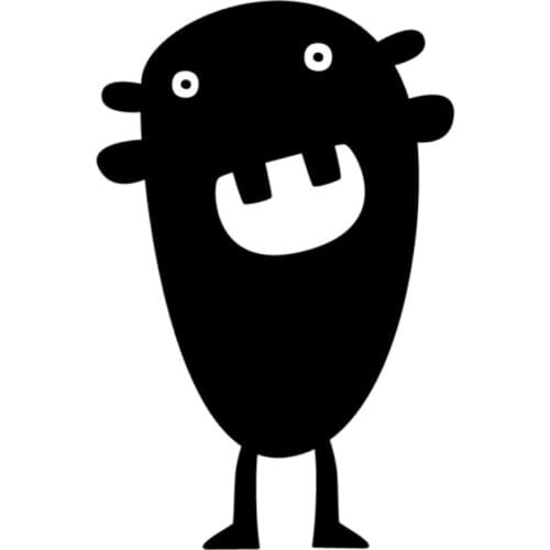 Toothed Monster Vinyl Car Sticker Motorcycle Decor Car Styling Motorcycle sticker