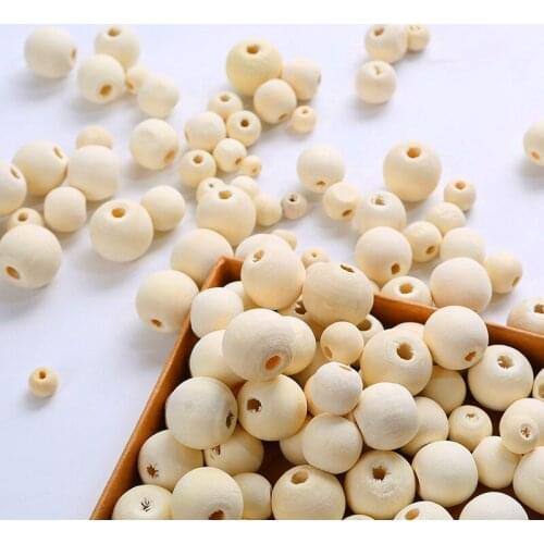 500pcs 4mm Natural Unfinished Wood Beads for Craft Making Decorations, DIY Crafts, Home and Holiday Decor, DIY Jewelry Making