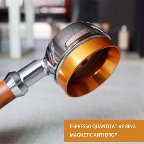 58mm Aluminum Dosing Ring for Brewing Bowl Espresso Coffee Powder Maker Barista Tool