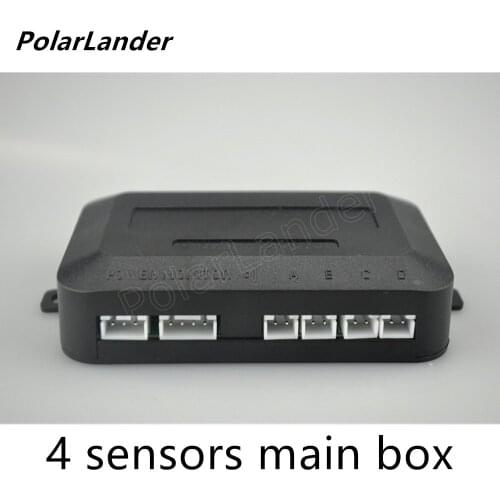 PolarLander DC12V Car Parking Sensor 4 Sensors main box for Auto Reverse Backup Radar Detector System hot sale