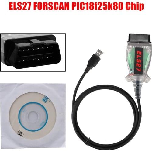 Car Diagnostic Tool OBD2 V2.3.7 For Mazda ELM327&J2534 Pss-Thru Multi-Language Works ELS27 Forscan Green PCB PIC18f25k80 Chip