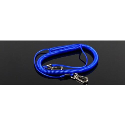 Free shipping 3/4/5/6/8/10/15m retractable fishing rod accidently fishing rope elastic retractable elastic rope random colour