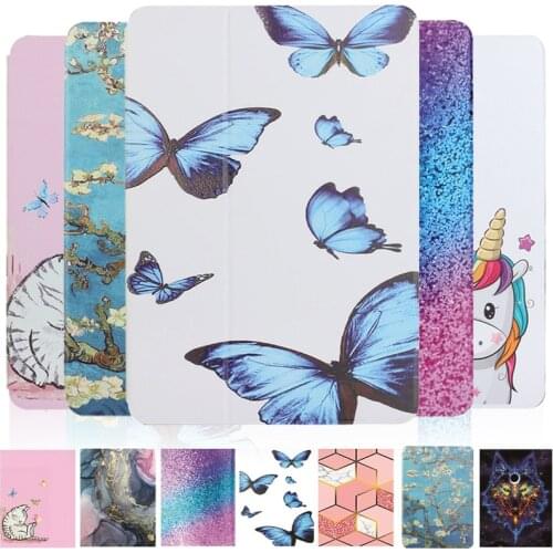 Tablet Cover For Huawei Mediapad M5 Lite 8 Case 8.0" Cute Painted Stand Leather Cover for Huawei Mediapad M5 Lite 8 inch Case