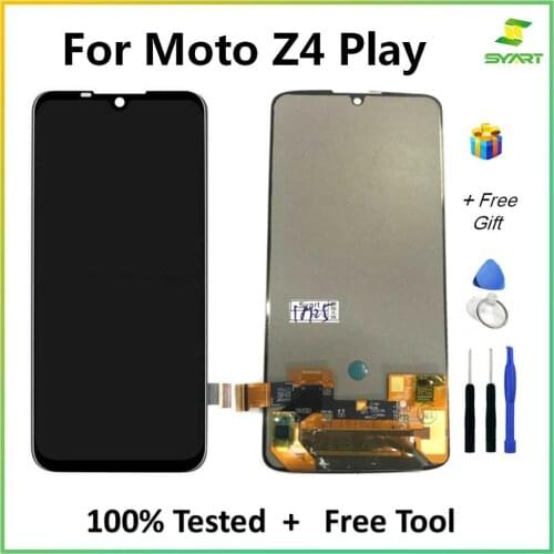 For Motorola Z4 Play LCD Display + Touch Screen Digitizer Assembly With Free Tools Tested For Moto Z4Play LCDs Screen
