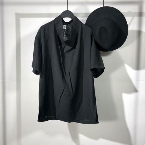 Owen seak Men T Shirt Mens Clothing Hip Hop Tops Tees High Street Summer Japanese Male Solid OverSized Sweetwear T Shirt