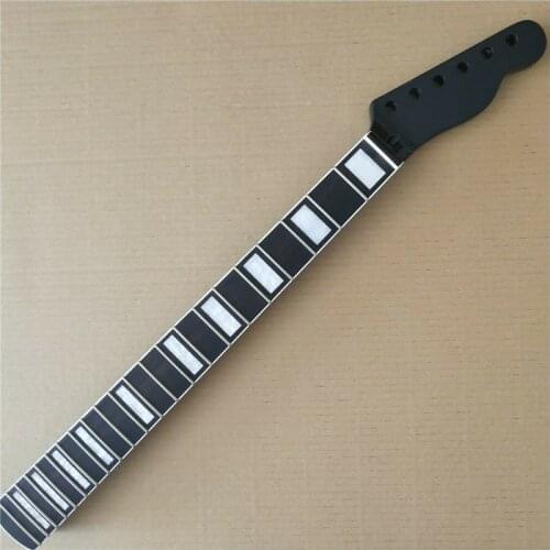 Quality Maple 22 frets electric guitar Neck rosewood Fingerboard guitar neck Replacement black gloss