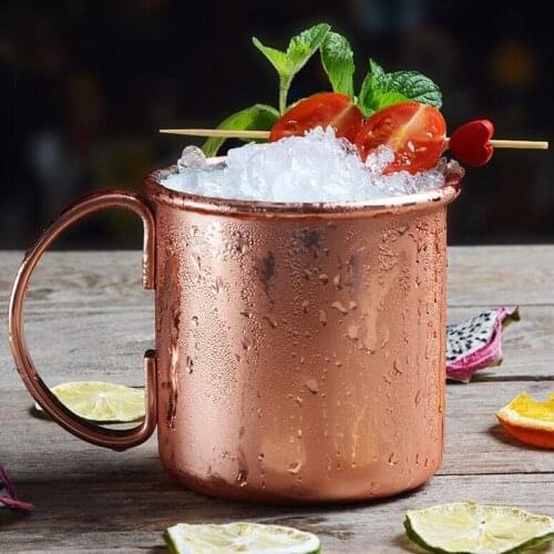 Copper Mug Cup Durable Copper Beer Mugs Coffee Mug Milk Cup For Bar Drinkwares Kitchen Cocktail Whiskey Glass Drinkware