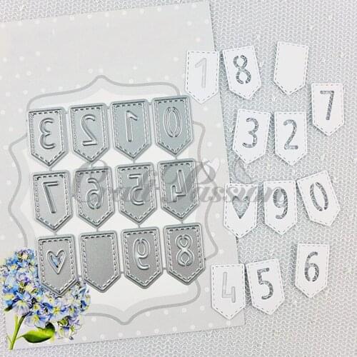 Metal Cutting dies cut die mold Digital flag decoration Scrapbook paper craft knife mould blade punch stencils dies