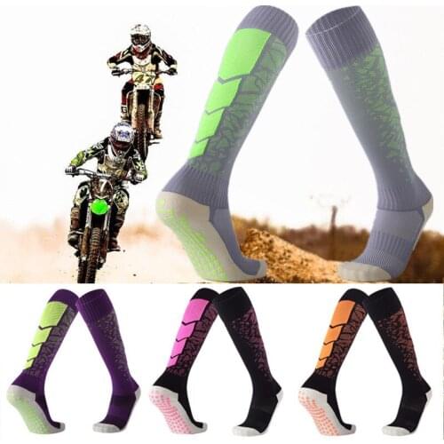 7 Colors Non-slip Motorcycle socks Breathable Wicking ATV Off-road MTB Motocross Socks Outdoor Skiing Running Sports stockings