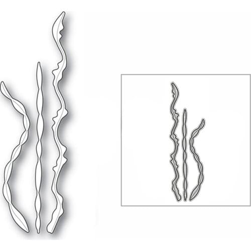 New Seaweed Ribbons Pattern 2020 Metal Cutting Dies for DIY Scrapbooking Decorative and Card Making Embossing Craft No Stamps