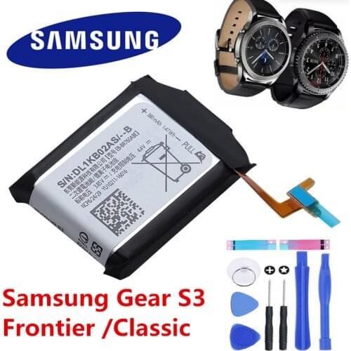 SAMSUNG Original Battery EB-BR760ABE For Samsung Gear S3 Frontier / Classic EB-BR760A SM-R760 SM-R770 SM-R765 SM-R765S 380mAh