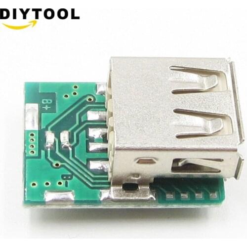 5V Step-Up Power Module Lithium Battery Charging Protection Board Boost Converter LED Display USB For DIY Charger