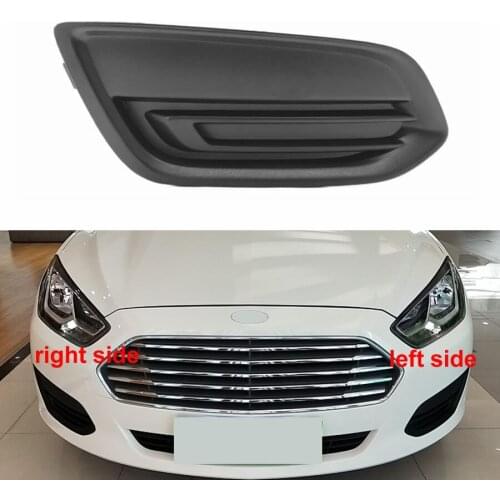 For Ford Escort 2015 2016 2017 2018 Fog Light Cover Fog Lamp Shell Front Bumper Grille Driving Lamp Cover No Hole