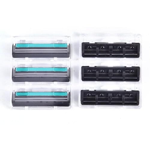 3pcs Blades Manual Razor Safety razor Double Layer Razor Body Face Shaving Razor Tool Blades For Standard Beard Shaver Trimmer