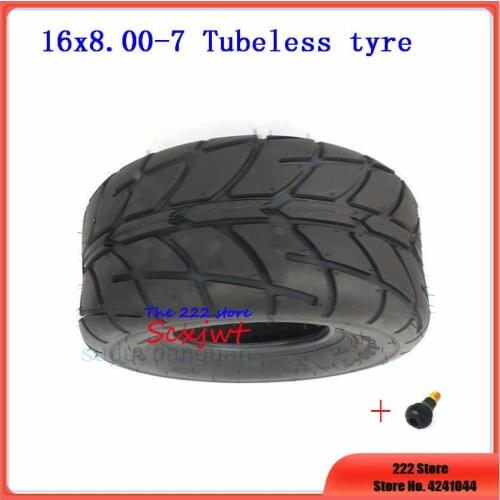16x8.00-7 tubeless tyre for Beach car 16X8-7 ATV Go-kart wear-resistant road vacuum tire four-wheel ATV tire