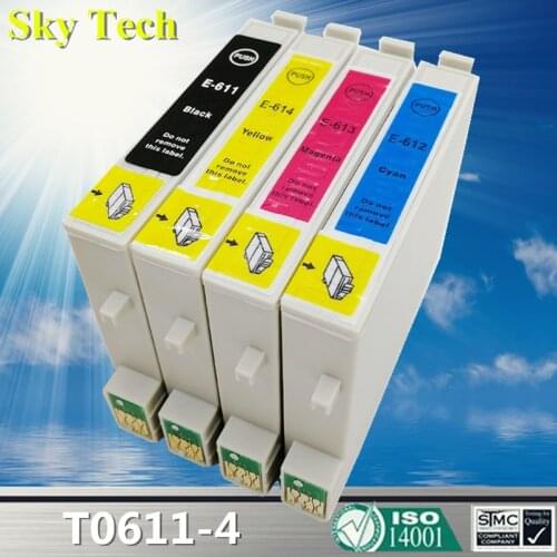 Compatible Ink cartridges For T0611 E-611 For Epson Stylus D68 D88 DX3800 DX3850 DX4200 DX4250 DX4800 DX4850 etc