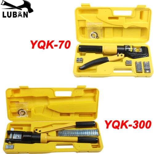 YQK-300 YQK-70 Range 4-70MM2 10-300MM crimping range Hydraulic crimping tool 12T pressure Cable Lug Press Cable Terminal