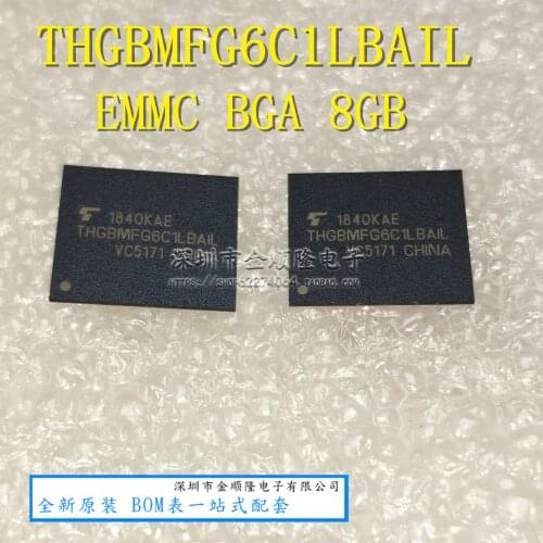 THGBMFG6C1LBAIL TOSHIBA EMMC BGA 8G