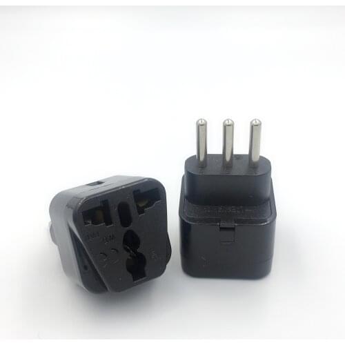 Universal UK/US/EU/AU To Italy Italian 3pin Travel Plug Converter Adapter Type L Plug Adaptor Convert