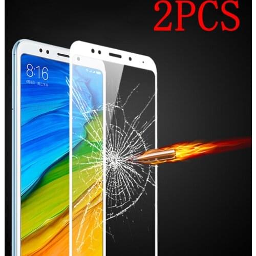 2PCS Full Glue Full Cover Tempered Glass For Xiaomi Redmi 5 Screen Protector protective film For Redmi 5 5.7" glass