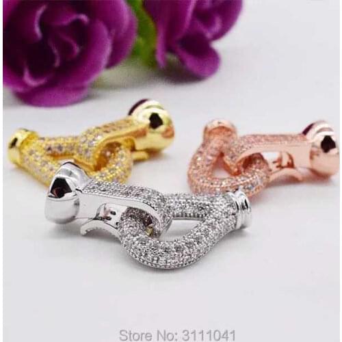 Unique shape clasp hook 25mm for jewelry DIY necklace wholesale beads nature FPPJ woman 2017
