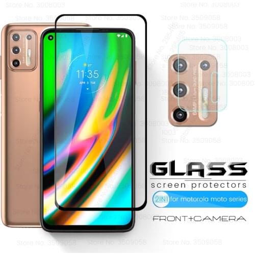 Camera protective cover for motorola moto g 9 g9 plus play glass screen protector for moto g 9plus 9play g9plus g9play safe film