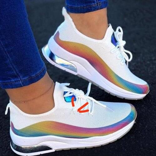 Mulher tênis de corrida respirável sapatos casuais ao ar livre de pouco peso sapatos esportivos casuais tênis de caminhada tenis