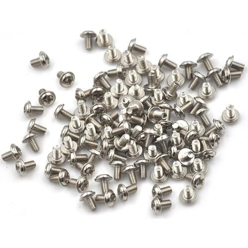 100Pcs M3 Screw M3X5 5mm PC Case Hard Drive Precision PSU 6/32" Hex Screws For Computer Floppy DVD ROM Motherboard 7mm