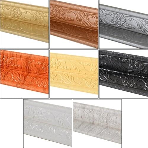 3D Foam Wall Stickers Self Adhesive Waterproof Baseboard Wallpaper Border Wall Sticker Living Room Bedroom Home Decorations DIY