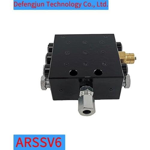 ARSSV Progressive Butter Dispenser 6 Nozzle Oil Separator Oil Distributor Progressive Distributor Integral Distributor