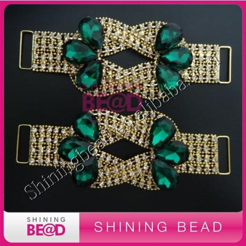 Big clear rhinetsone bikini connector,free shipping,hot sale rhinestone bikini connector